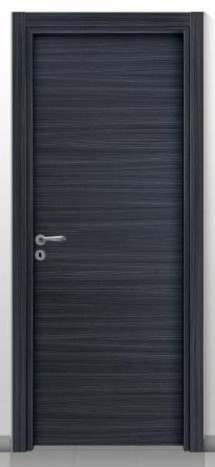 Porte interne moderne palissandro blu